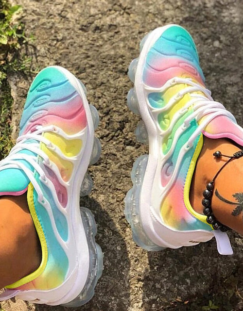 Load image into Gallery viewer, Women&#39;s Rainbow Gradient Air Cushion Sneakers - Lightweight
