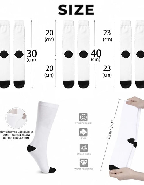 Load image into Gallery viewer, Custom Printed Socks with Couples&#39; Faces and Red Hearts - Personalized
