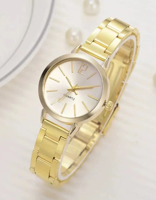 Load image into Gallery viewer, Elegant Women&#39;s Quartz Watch in Gold, Silver, Rose Gold &amp; Black
