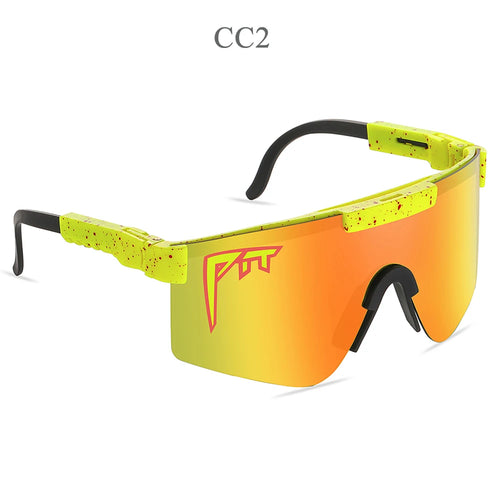 Futuristic Sports Shield Sunglasses for Men & Women - UV Protection