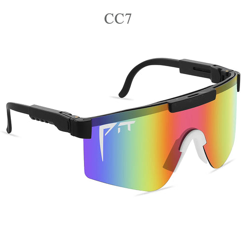 Futuristic Sports Shield Sunglasses for Men & Women - UV Protection