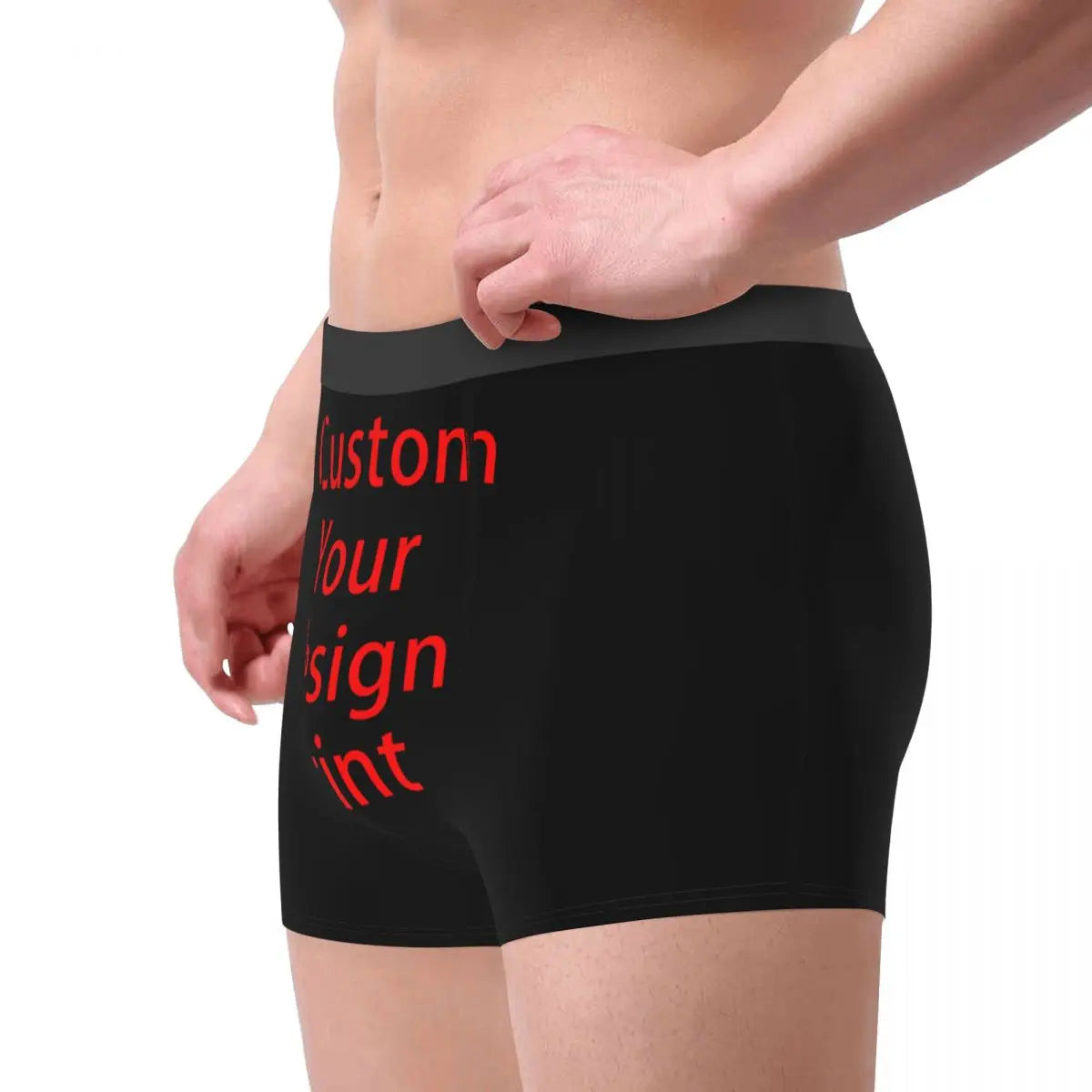 Custom Your Design Underwear Male Print Customized Customized Logo