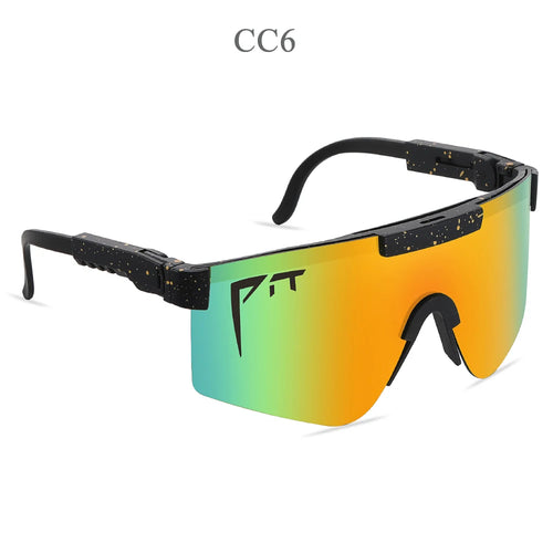 Futuristic Sports Shield Sunglasses for Men & Women - UV Protection