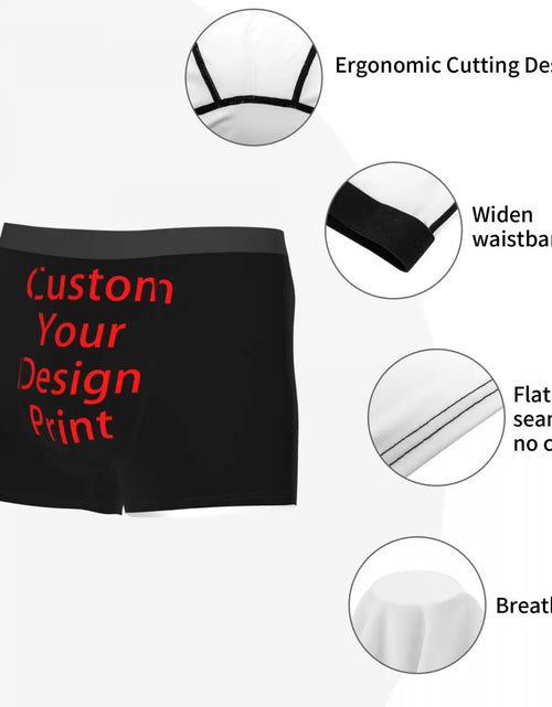 Load image into Gallery viewer, Custom Your Design Underwear Male Print Customized Customized Logo
