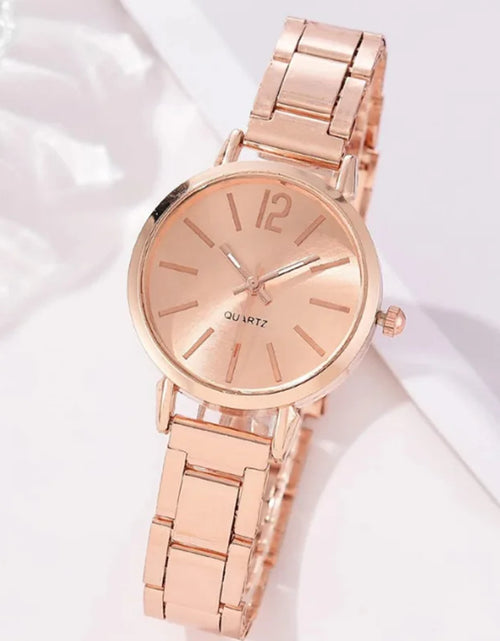 Load image into Gallery viewer, Elegant Women&#39;s Quartz Watch in Gold, Silver, Rose Gold &amp; Black
