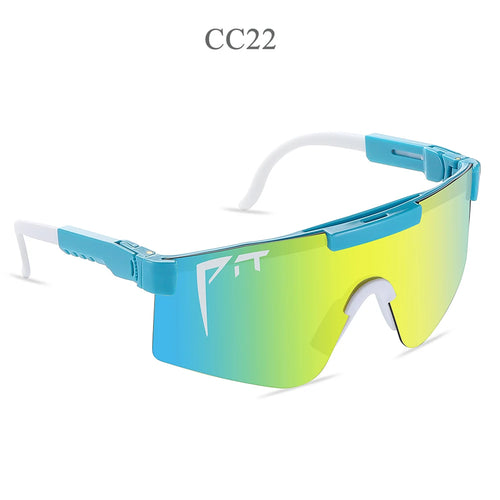 Futuristic Sports Shield Sunglasses for Men & Women - UV Protection