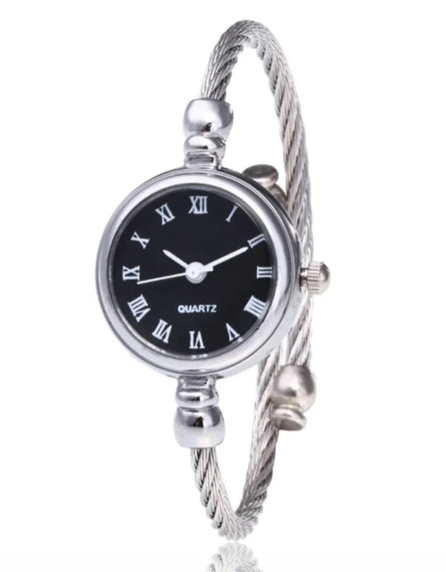 Load image into Gallery viewer, Elegant Roman Numeral Vintage Bangle Quartz Watch for Women
