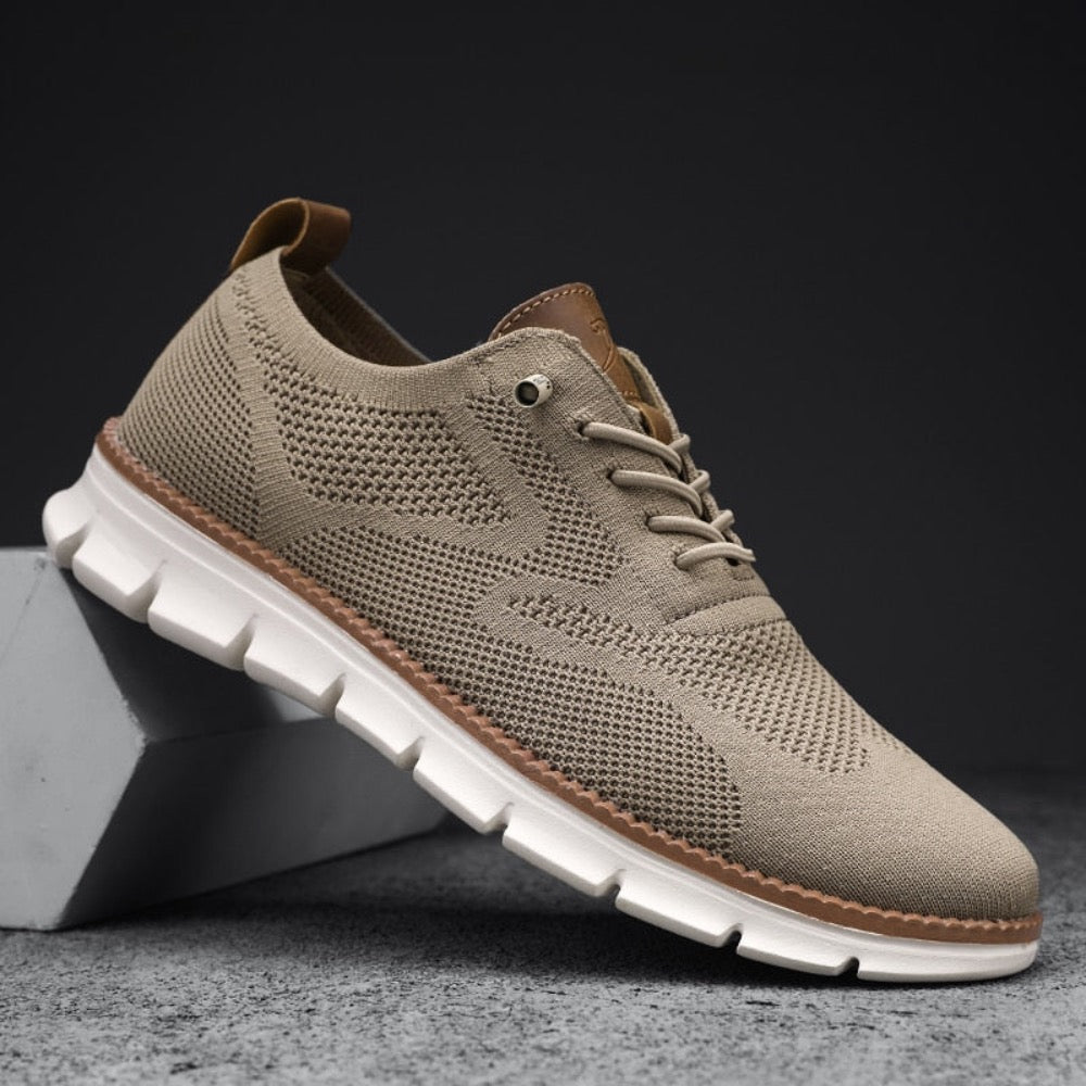 Men's Lightweight Knit Oxford Sneakers - Breathable