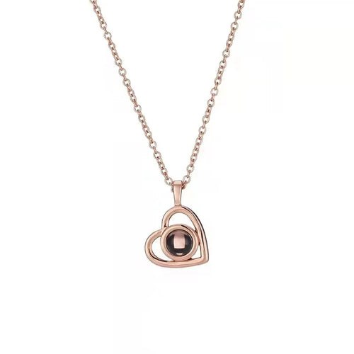 Load image into Gallery viewer, Customized Photo Projection Necklace Fashionable Women&#39;s Jewelry New
