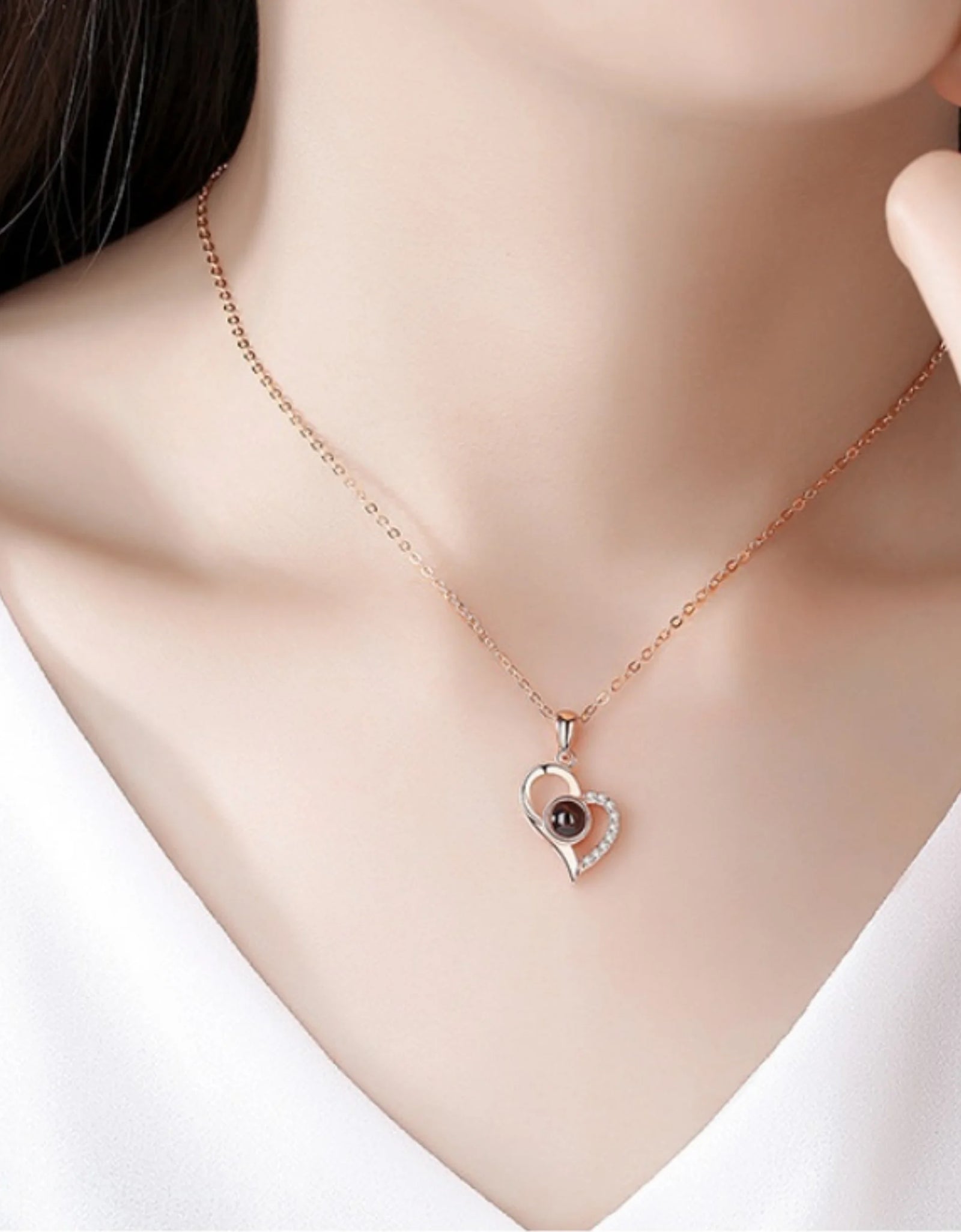 Customized Photo Projection Necklace Fashionable Women's Jewelry New