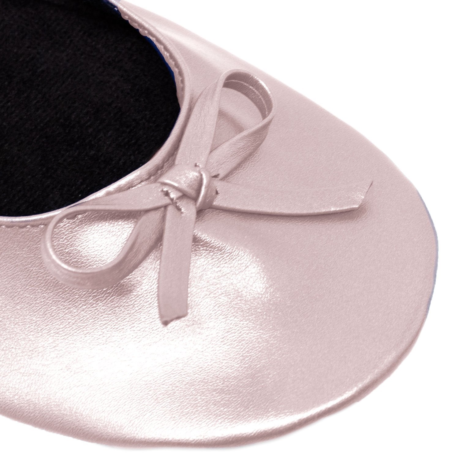 Women's Satin Ballet Flats with Bow | Slip-On Ballerina Shoes