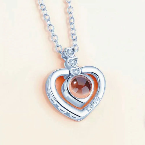 Load image into Gallery viewer, Customized Photo Projection Necklace Fashionable Women&#39;s Jewelry New
