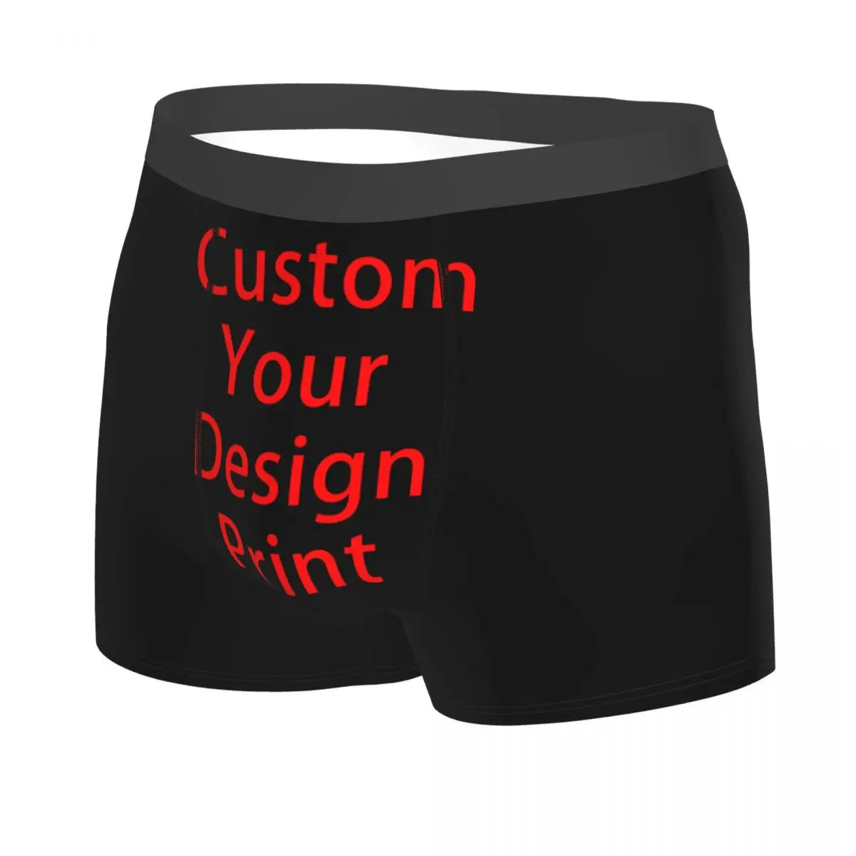 Custom Your Design Underwear Male Print Customized Customized Logo