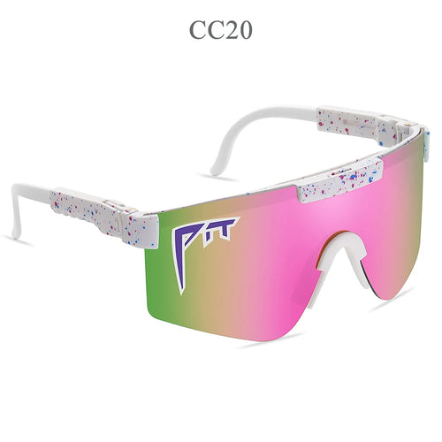 Futuristic Sports Shield Sunglasses for Men & Women - UV Protection