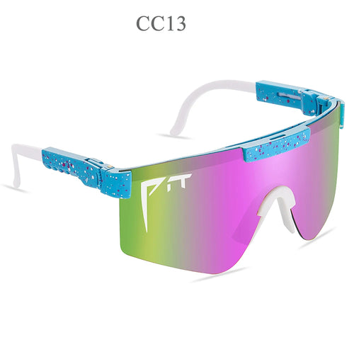 Futuristic Sports Shield Sunglasses for Men & Women - UV Protection