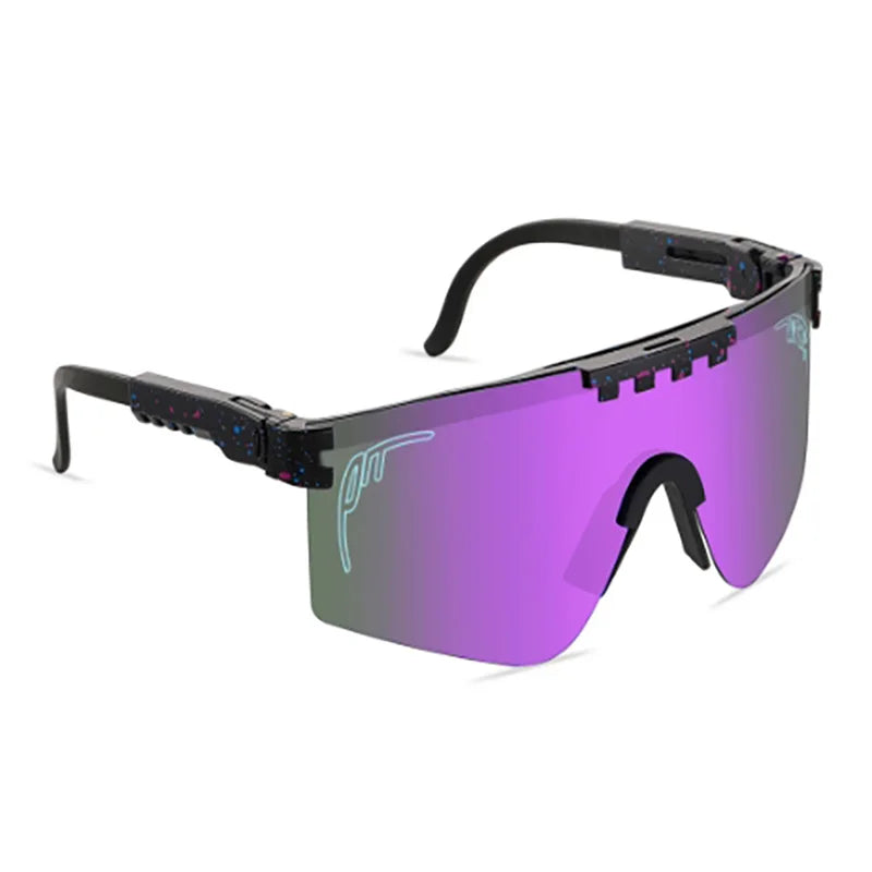 Futuristic Sports Shield Sunglasses for Men & Women - UV Protection