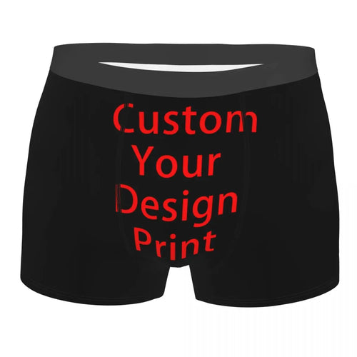 Load image into Gallery viewer, Custom Your Design Underwear Male Print Customized Customized Logo
