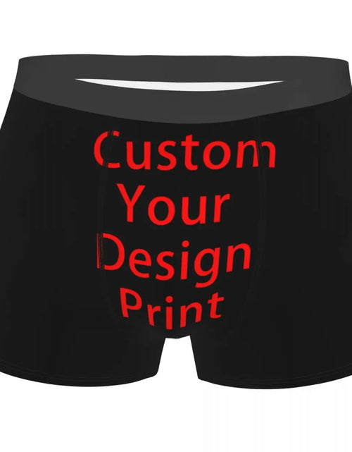 Load image into Gallery viewer, Custom Your Design Underwear Male Print Customized Customized Logo
