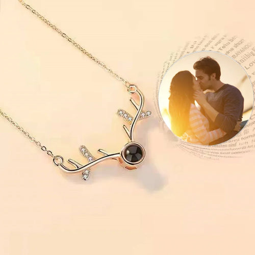 Load image into Gallery viewer, Customized Photo Projection Necklace Fashionable Women&#39;s Jewelry New
