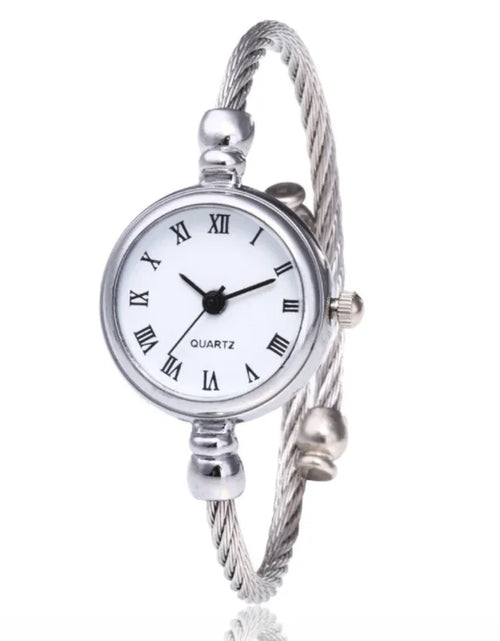 Load image into Gallery viewer, Elegant Roman Numeral Vintage Bangle Quartz Watch for Women
