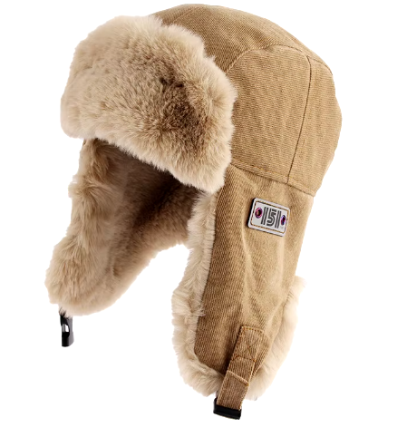 Unisex Winter Trapper Hat – Warm Faux Fur Lined Aviator Cap with Ear Flaps for Men and Women