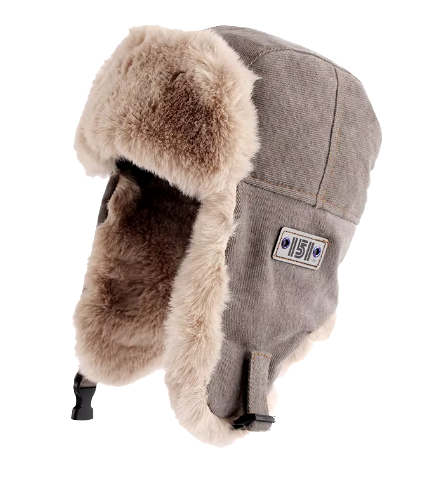 Unisex Winter Trapper Hat – Warm Faux Fur Lined Aviator Cap with Ear Flaps for Men and Women