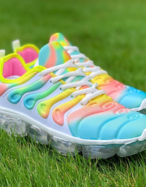 Load image into Gallery viewer, Women&#39;s Rainbow Gradient Air Cushion Sneakers - Lightweight
