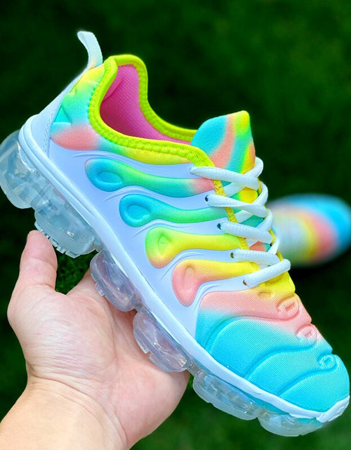 Load image into Gallery viewer, Women&#39;s Rainbow Gradient Air Cushion Sneakers - Lightweight
