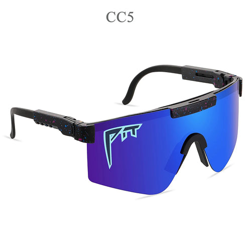 Futuristic Sports Shield Sunglasses for Men & Women - UV Protection