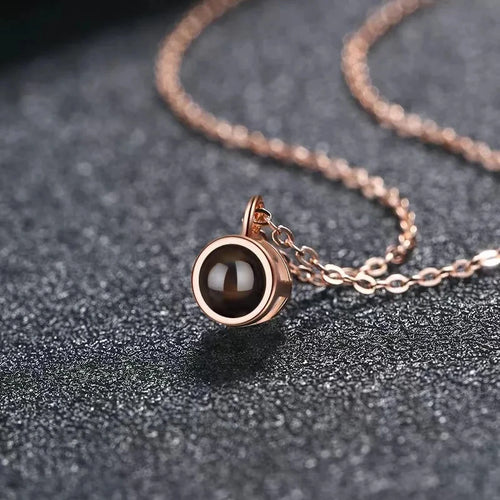 Load image into Gallery viewer, Customized Photo Projection Necklace Fashionable Women&#39;s Jewelry New
