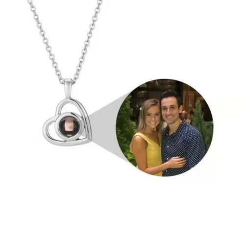 Load image into Gallery viewer, Customized Photo Projection Necklace Fashionable Women&#39;s Jewelry New
