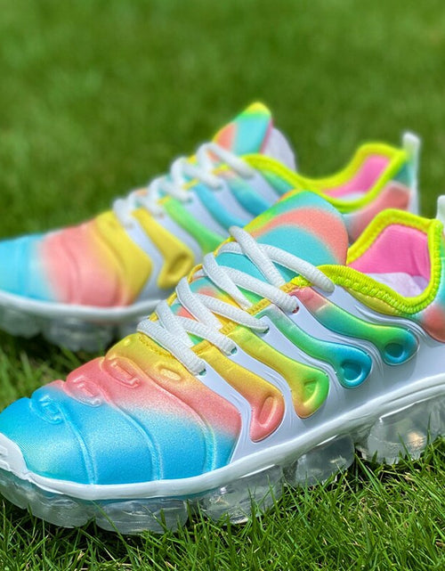 Load image into Gallery viewer, Women&#39;s Rainbow Gradient Air Cushion Sneakers - Lightweight
