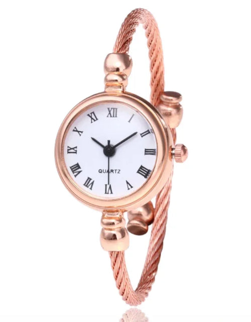 Load image into Gallery viewer, Elegant Roman Numeral Vintage Bangle Quartz Watch for Women
