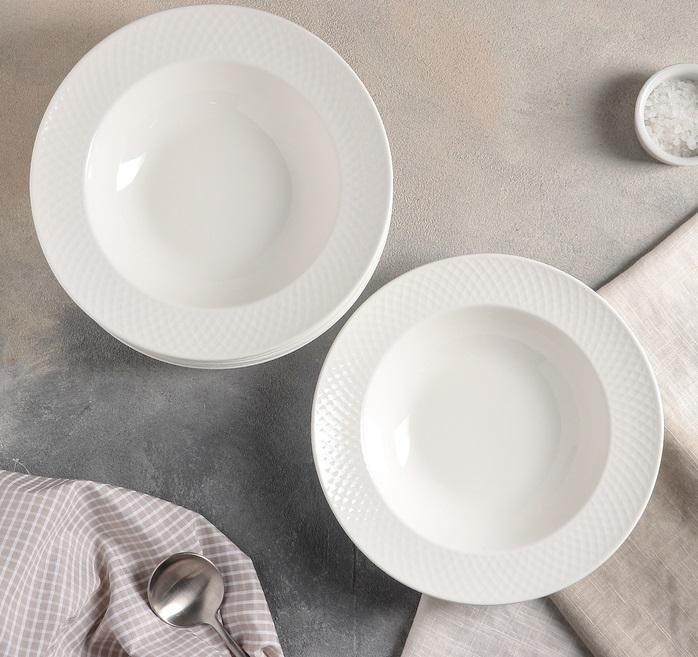 Premium Round Ceramic Soup & Pasta Bowls for Modern Dining