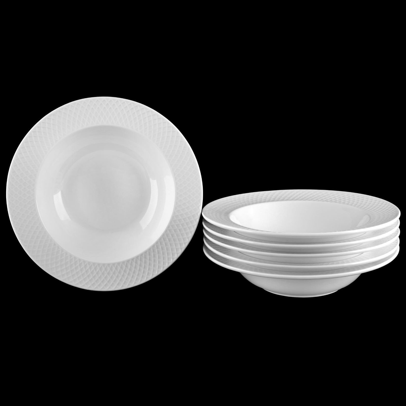 Premium Round Ceramic Soup & Pasta Bowls for Modern Dining