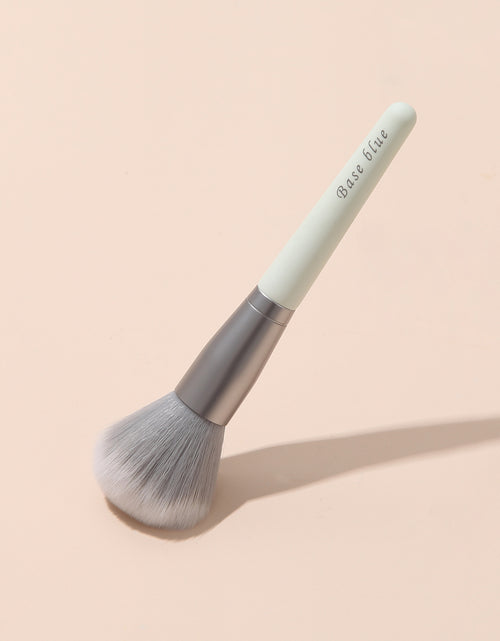 Load image into Gallery viewer, Base Blue Ultra-Soft Powder Brush – Premium Fluffy Makeup Brush
