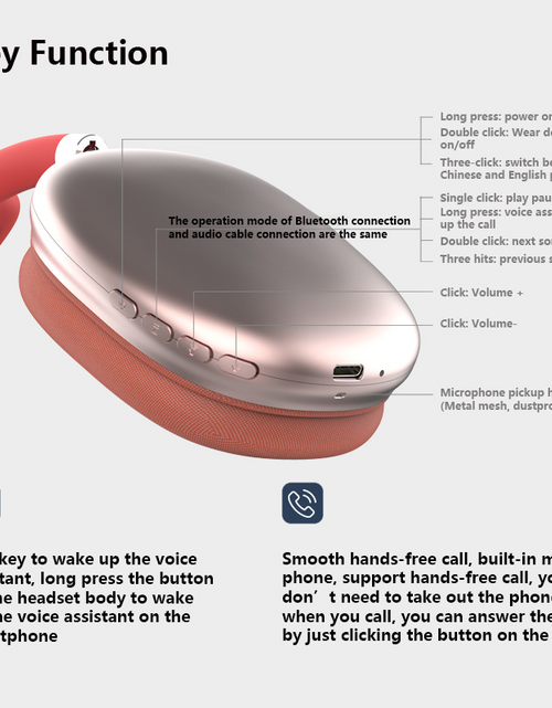 Load image into Gallery viewer, Wireless Over-Ear Headphones with Active Noise Cancellation
