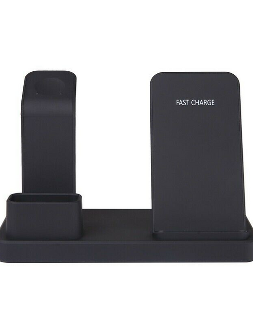 Load image into Gallery viewer, 3-in-1 Wireless Charger for iPhone, Android, Apple Watch, &amp; AirPods
