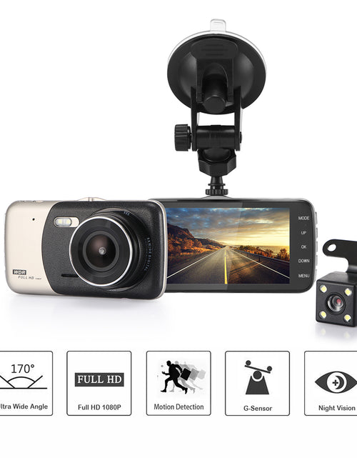 Load image into Gallery viewer, Dual Dash Cam with Full HD 1080P, 170° Wide Angle, Night Vision
