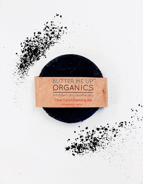 Load image into Gallery viewer, Organic Charcoal Face Cleansing Bar
