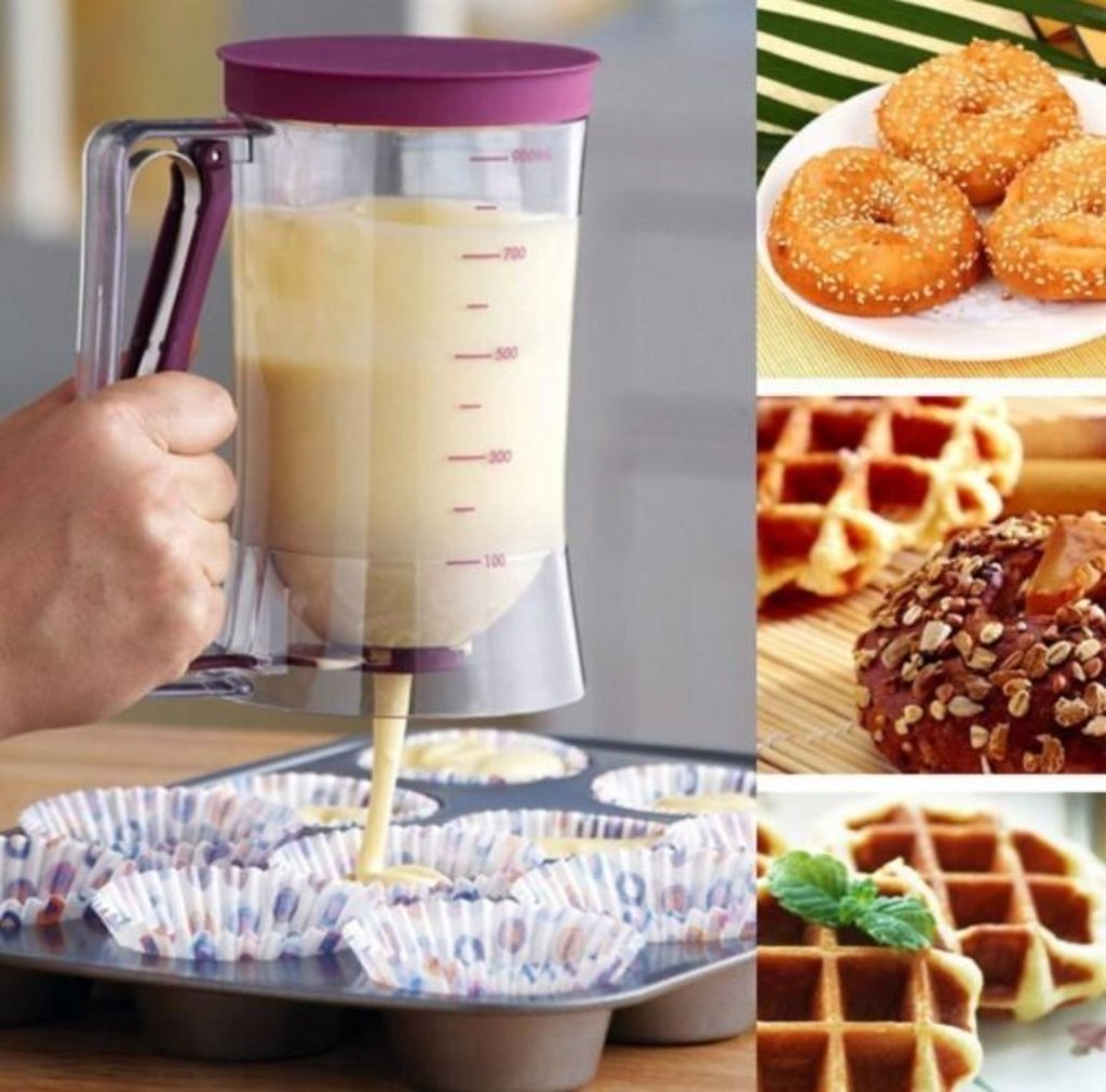 Precision Batter Dispenser for Pancakes, Waffles, Muffins & More