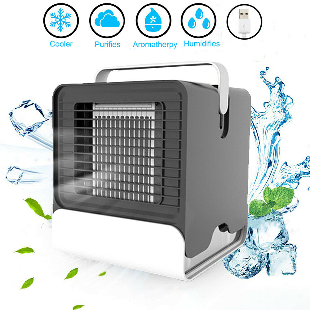 Portable 4-in-1 Mini Air Cooler & Humidifier