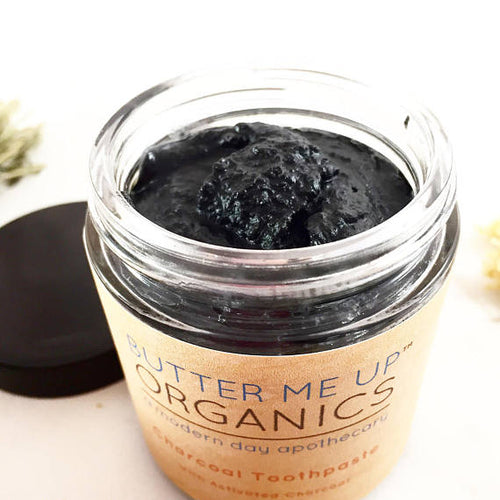 Load image into Gallery viewer, Organic Charcoal Toothpaste by Butter Me Up Organics
