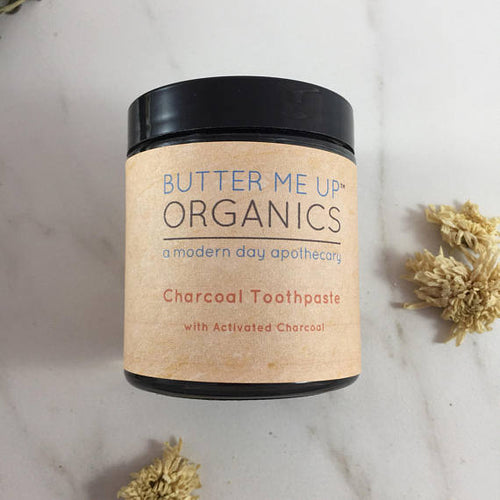 Load image into Gallery viewer, Organic Charcoal Toothpaste by Butter Me Up Organics
