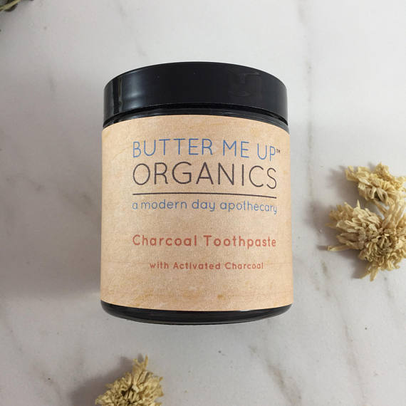 Organic Charcoal Toothpaste by Butter Me Up Organics