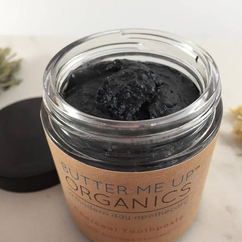 Load image into Gallery viewer, Organic Charcoal Toothpaste by Butter Me Up Organics
