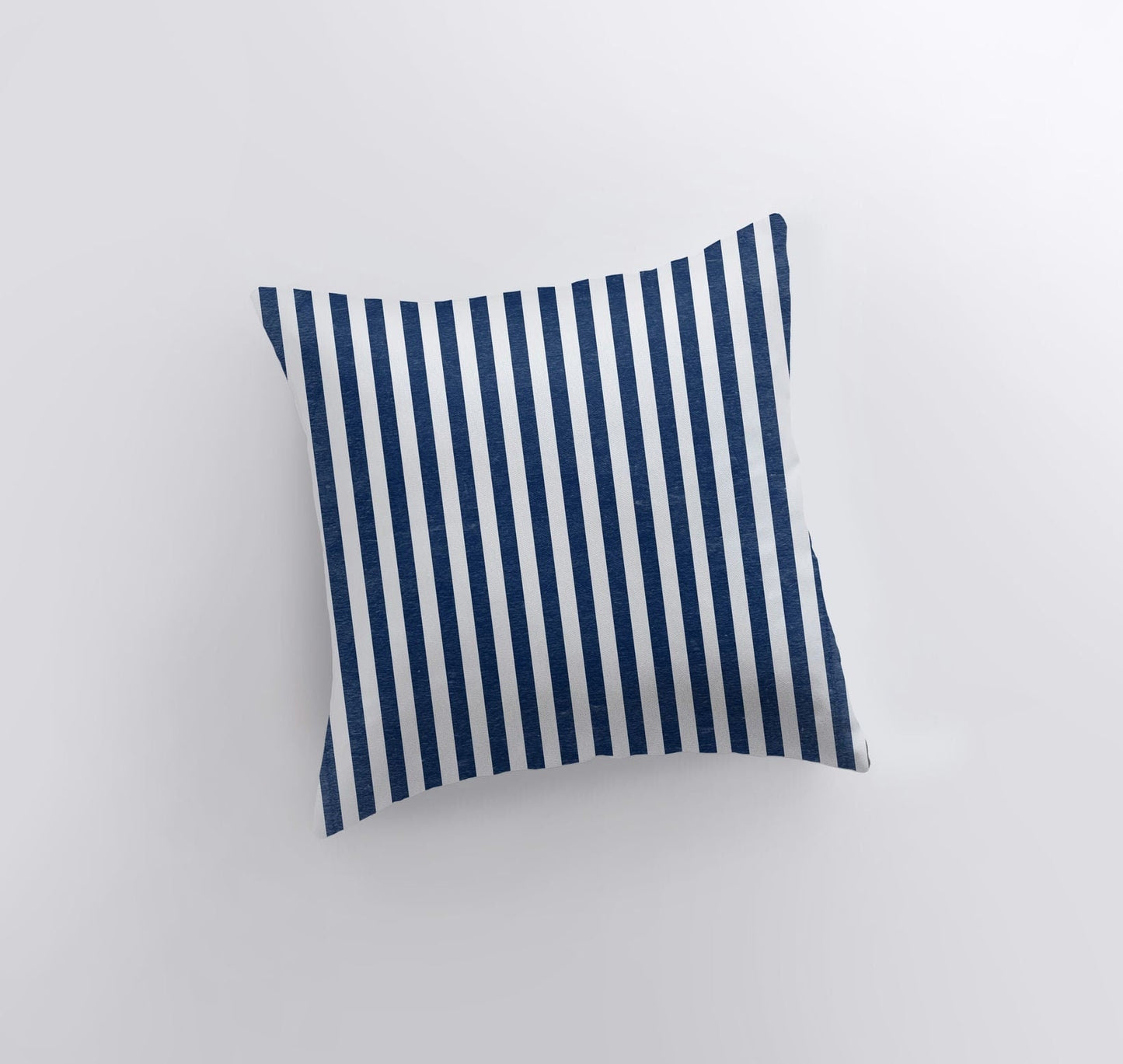 Striped Throw Pillows – Red and Blue Vertical Stripes