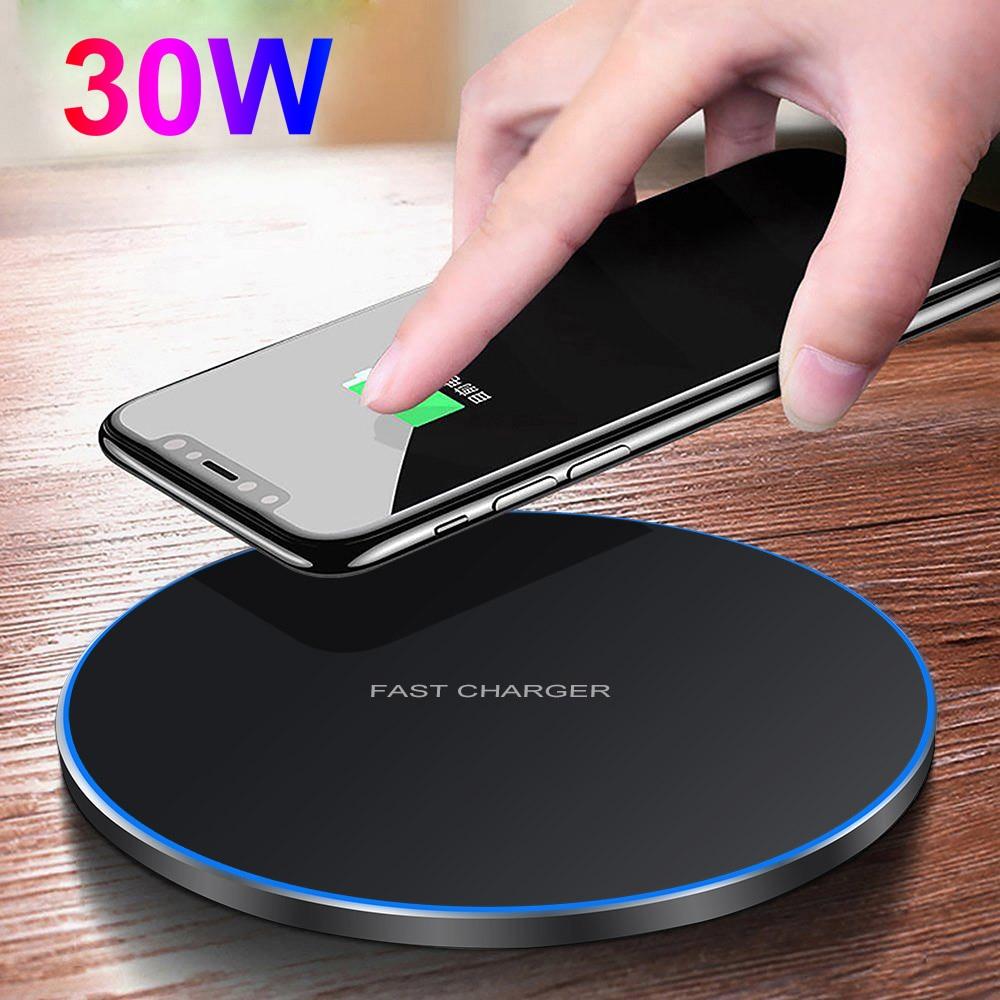 30W Fast Wireless Charging Pad | Ultra-Slim