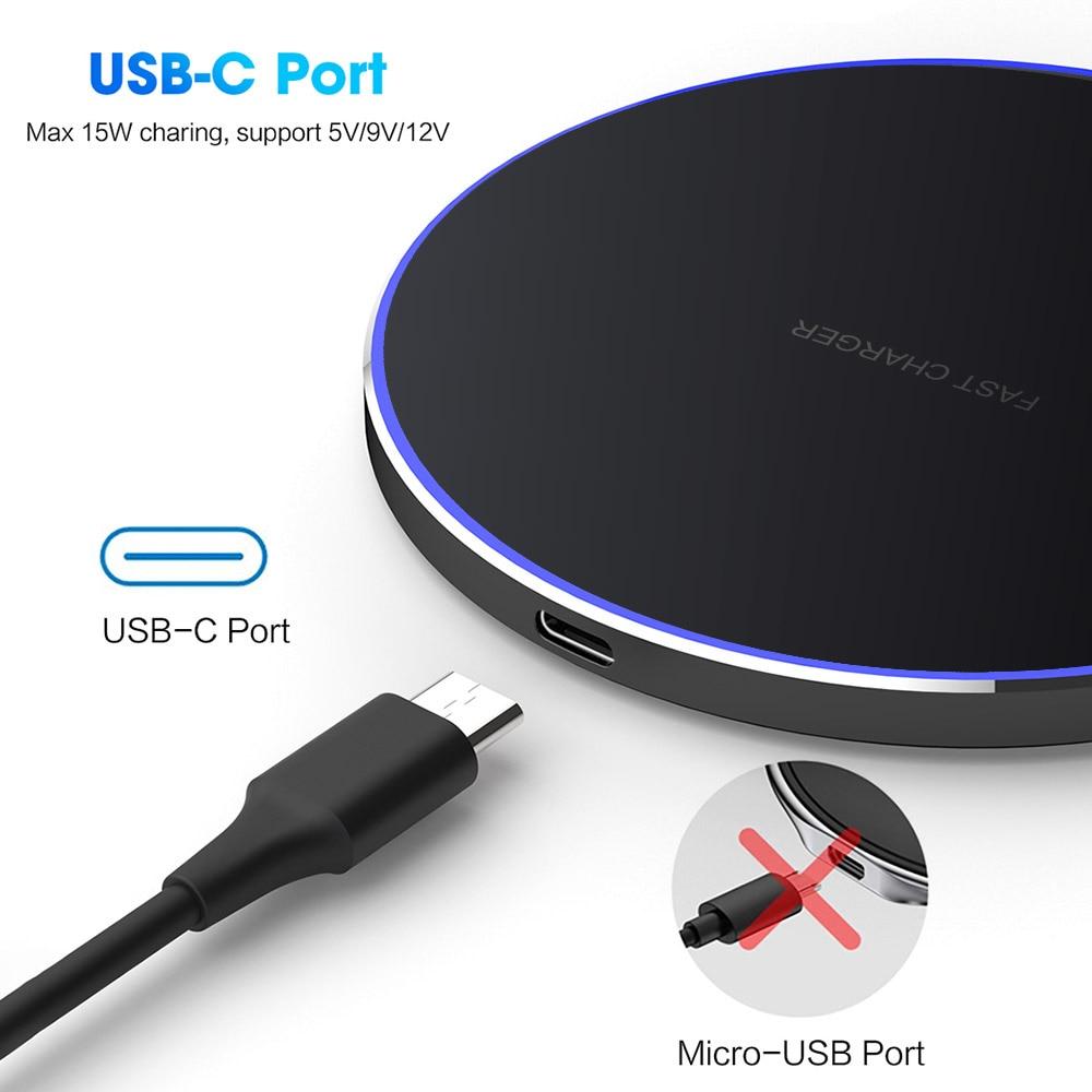 30W Fast Wireless Charging Pad | Ultra-Slim